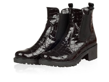 Ghete dama piele Vena M2 crocodil - imagine 3