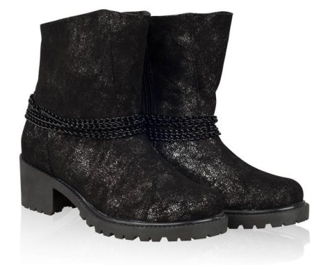 Ghete dama piele Vena cu lant M2vn - imagine 4