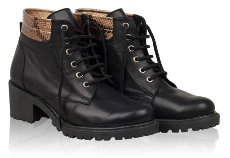 Bocanci dama piele Mera M15 bordo - imagine 5