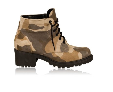 Bocanci dama piele Mera M15 army