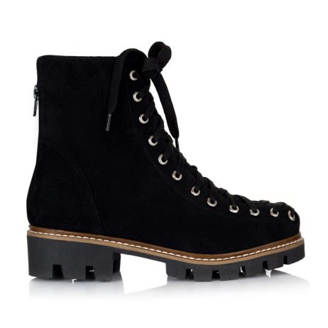 Bocanci dama piele Comod negru - imagine 2