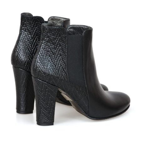 Botine dama din piele Suet C1n - imagine 2