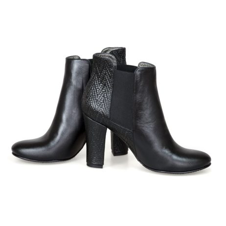 Botine dama din piele Suet C1n - imagine 3