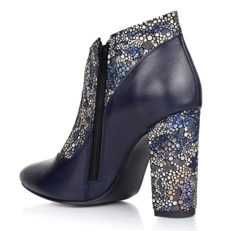 Botine dama din piele Mozaic K7 - imagine 3