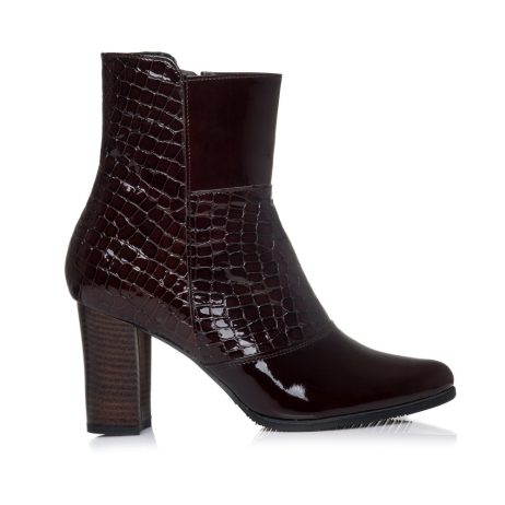 botine piele lacuita botine femei ghete dama piele tip crocodil