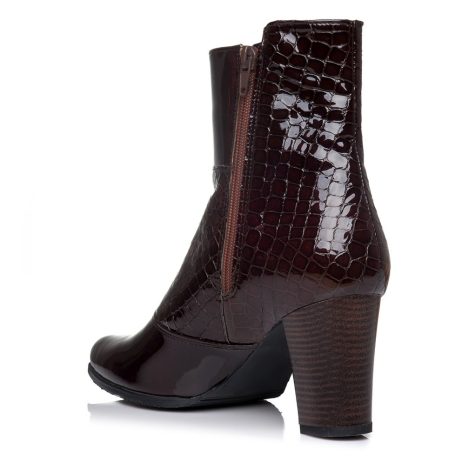 Botine dama din piele Croco W3 - imagine 3