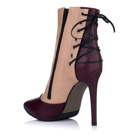 Botine dama stiletto din piele Lacy R1bn - imagine 2