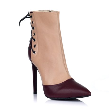 Botine dama stiletto din piele Lacy R1bn - imagine 3