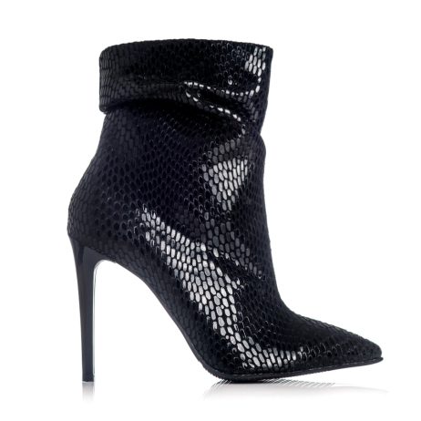 botine stiletto botine toc cui ghete dama stiletto piele sarpe
