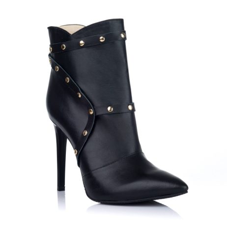 Botine dama stiletto din piele Wild R4n - imagine 3