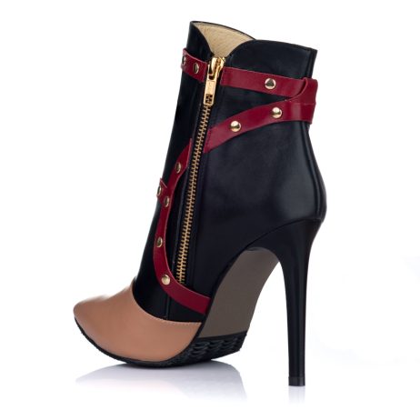 Botine dama stiletto din piele Wild R4n - imagine 5