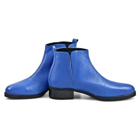 Ghete dama scurte din piele Euro C7a - imagine 3