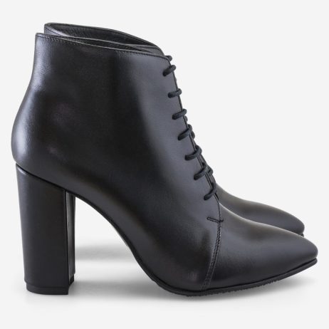 botine dama cu siret botine dama piele naturala