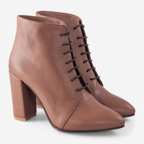Botine dama din piele Afi C11m - imagine 4