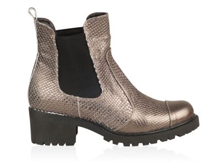 Ghete dama piele Vena M2 crocodil - imagine 5