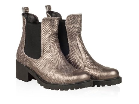 Ghete dama piele Vena M2 crocodil - imagine 4