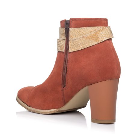 Botine dama din piele Strap W2m - imagine 4