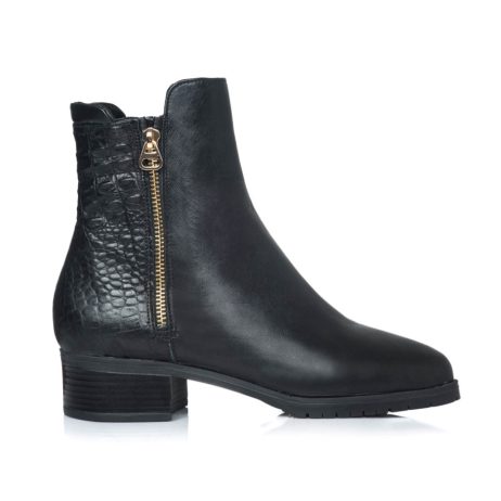 ghete dama chic piele naturala si piele lacuita