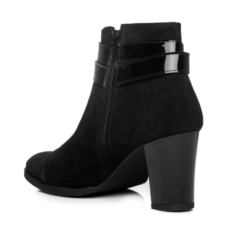 Botine dama din piele Strap W2n - imagine 2