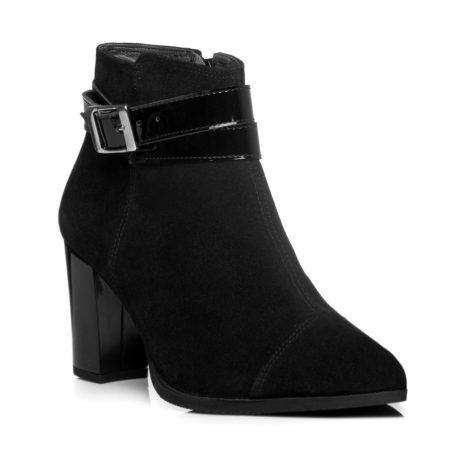 Botine dama din piele Strap W2n - imagine 3