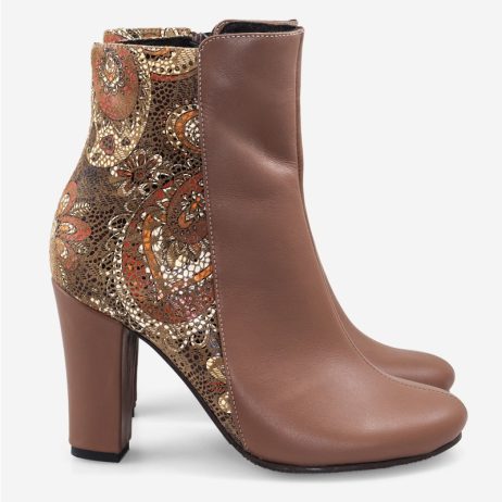 Botine dama din piele Moza C5 - imagine 4