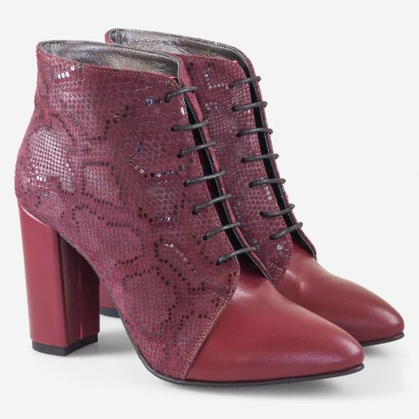 Botine dama din piele Afi C11r - imagine 2
