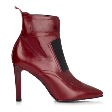 botine stiletto botine toc cui ghete dama bordo