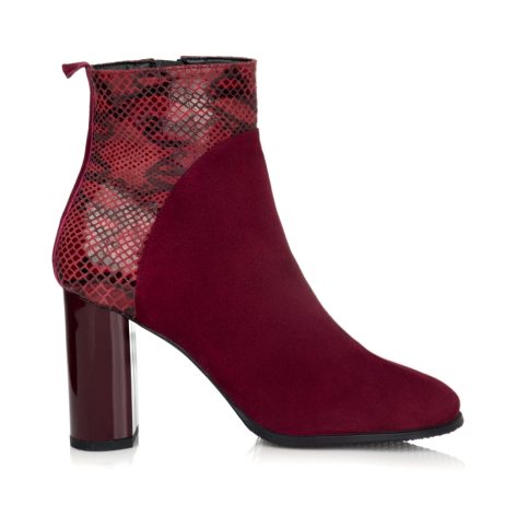 botine dama piele naturala botine cu toc botine piele snake