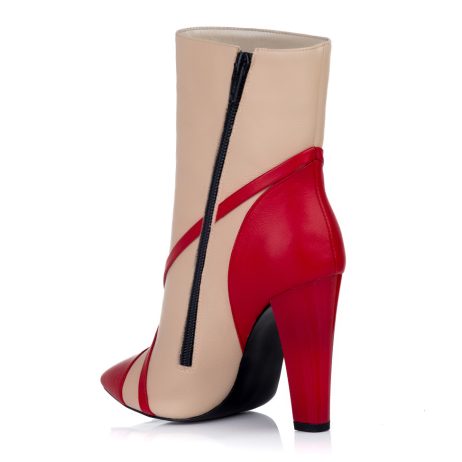Botine dama din piele Xena K1r - imagine 2
