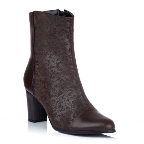 Botine dama din piele Flori W32 - imagine 4