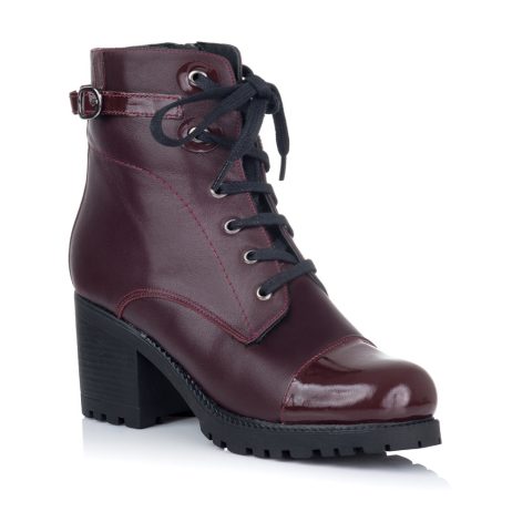 Bocanci dama piele cu toc W26 - imagine 3