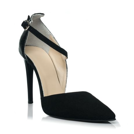 Pantofi stiletto dama de piele Lara E14n 37.5 si 38 PE STOC - imagine 4