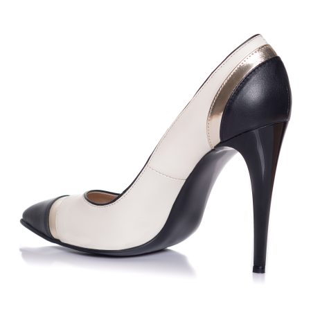 Pantofi stiletto dama de piele H1a - imagine 3