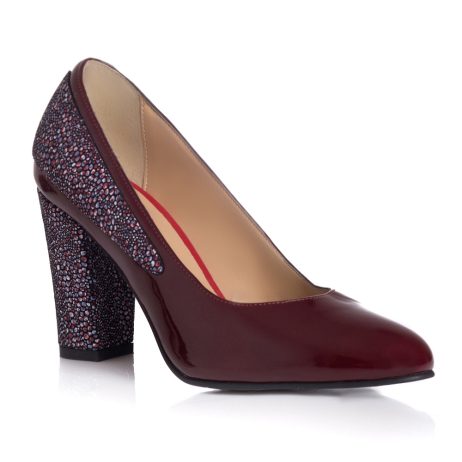 Pantofi dama de piele lacuita Anib B10 - imagine 2