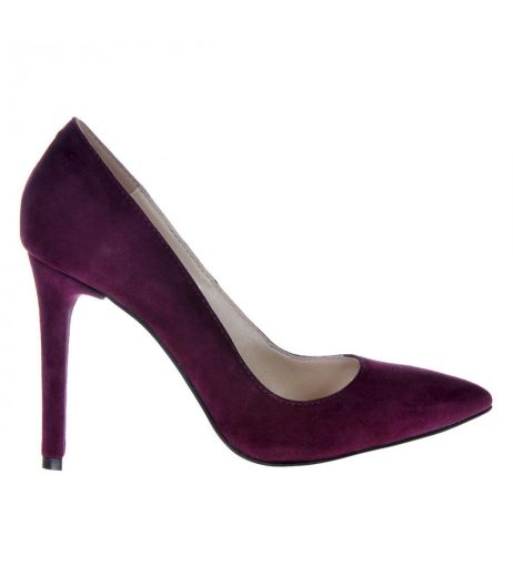 Pantofi Stiletto Piele Albastru Electric S10 - orice culoare - imagine 6