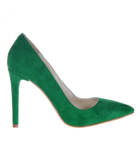 Pantofi Stiletto Piele Albastru Electric S10 - orice culoare