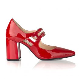 pantofi piele lacuita pantofi la comanda incaltaminte la comanda rosu