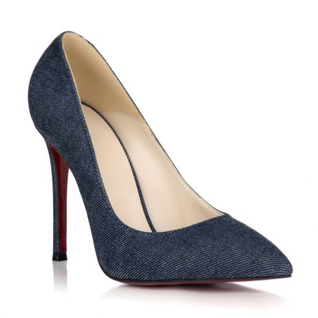 Pantofi stiletto dama de piele K18d - imagine 3