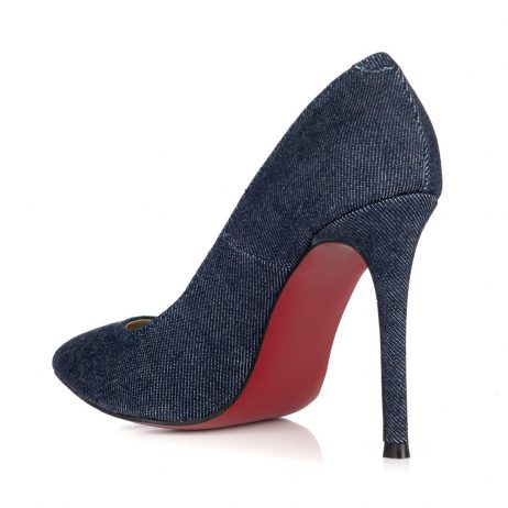Pantofi stiletto dama de piele K18d - imagine 2