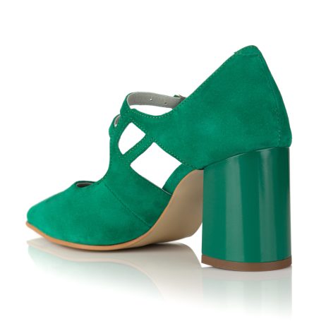 Pantofi dama de piele intoarsa Enia E40 - imagine 2