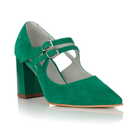 Pantofi dama de piele intoarsa Enia E40 - imagine 3