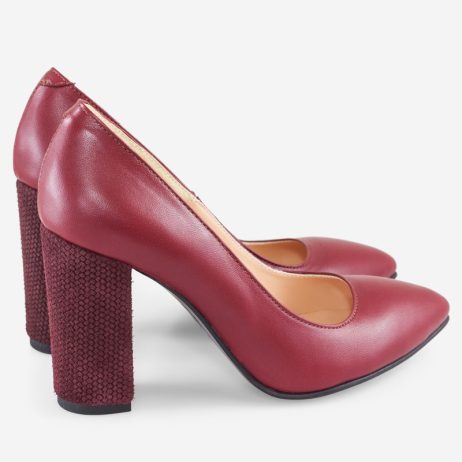 Pantofi dama de piele C17b - imagine 3