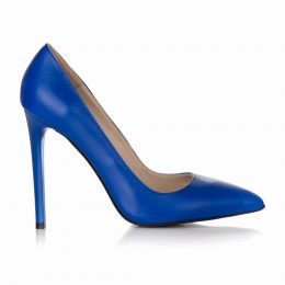 pantofi stiletto pantofi albastru electric pantofi chic