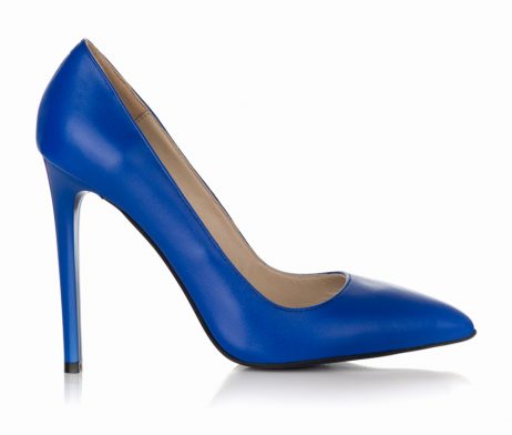 pantofi stiletto pantofi albastru electric pantofi chic