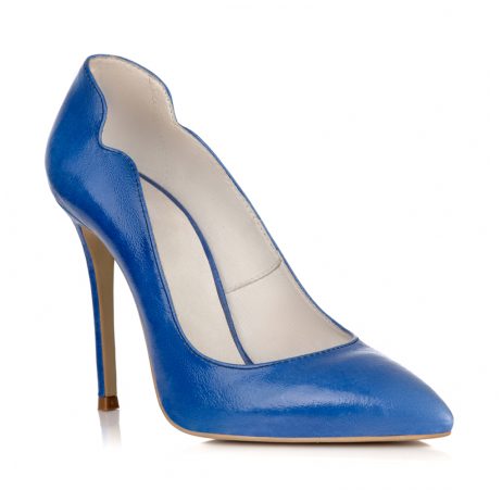 Pantofi Stiletto Albastru Electric Anabel L17- orice culoare - imagine 3