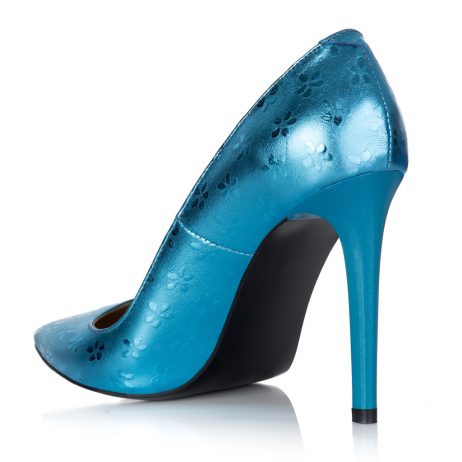 Pantofi stiletto dama de piele Blectric R14 - imagine 3