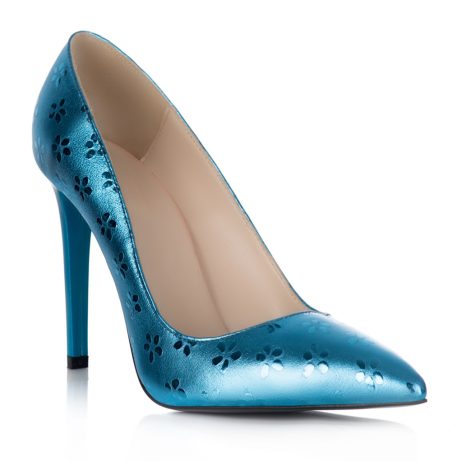 Pantofi stiletto dama de piele Blectric R14 - imagine 4