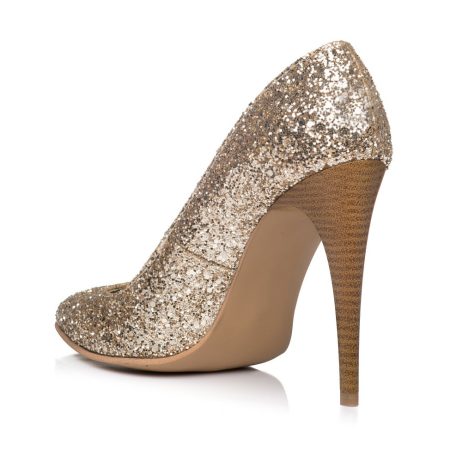 Pantofi stiletto dama de piele Glamur - imagine 2