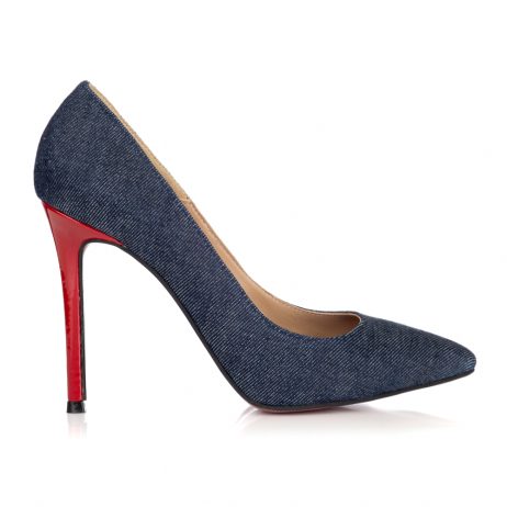 pantofi stiletto pantofi denim pantofi la comanda incaltaminte dama pe comanda