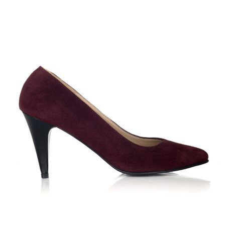 pantofi stiletto cu toc mic pantofi online pantofi piele bordo